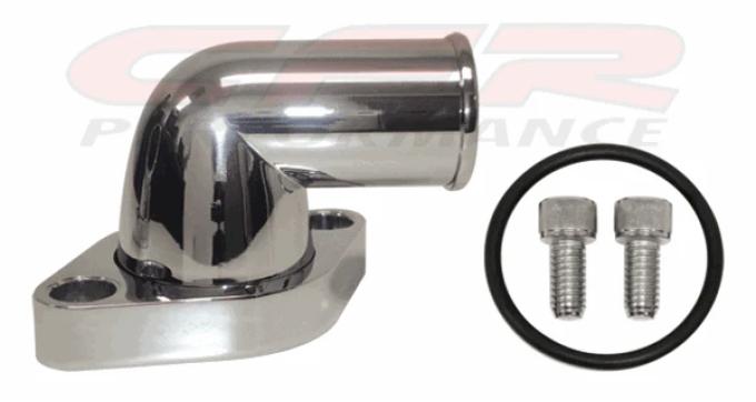 CFR Performance 1955-2027 Chevrolet Chevy Small Block-Big Block Aluminum 90 Degree Swivel Water Neck HZ-6014