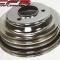 CFR Performance 1969-1985 Chevy Big Block 3-Groove Chrome Steel Crank Pulley (Long Water Pump) HZ-9724