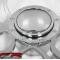 CFR Performance 1967-1994 Chevy/GM Smooth Chrome Aluminum Steering Wheel Horn Button - 9 Hole HZ-5500-1-C