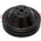 CFR Performance 1955-68 Chevy Small Block Chrome Steel Water Pump Pulley - Short (2 Groove) HZ-9601