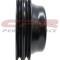 CFR Performance 1969-85 Chevy Small Block Chrome Steel Crankshaft Pulley - Long (2 Groove) HZ-9607