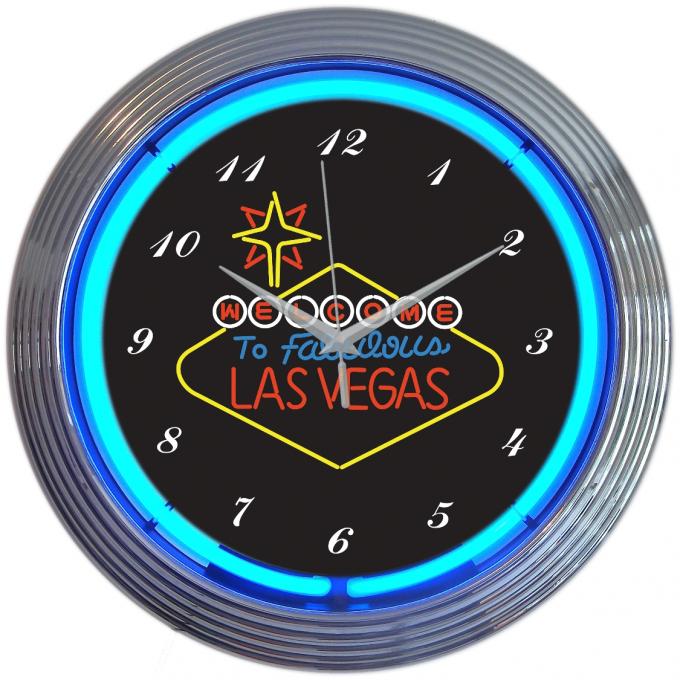 Neonetics Neon Clocks, Las Vegas Sign Neon Clock