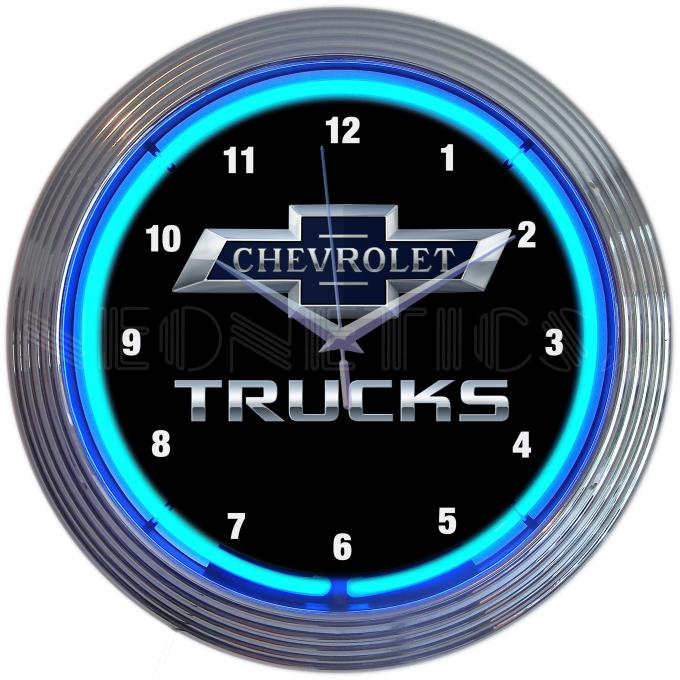 Neonetics Neon Clocks, Chevy Trucks 100th Anniversary Neon Clock