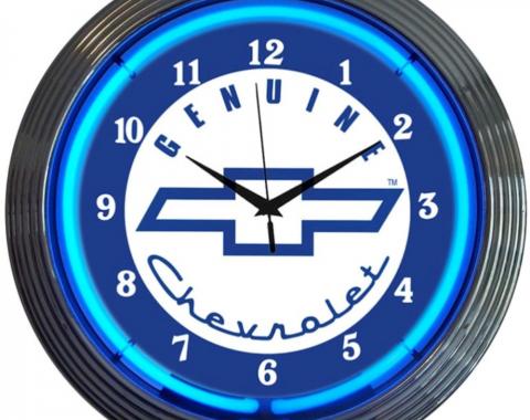 Neonetics Neon Clocks, Gm Genuine Chevy Neon Clock