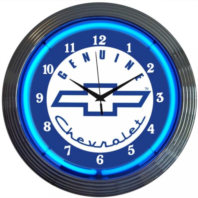 Neonetics Neon Clocks, Gm Genuine Chevy Neon Clock