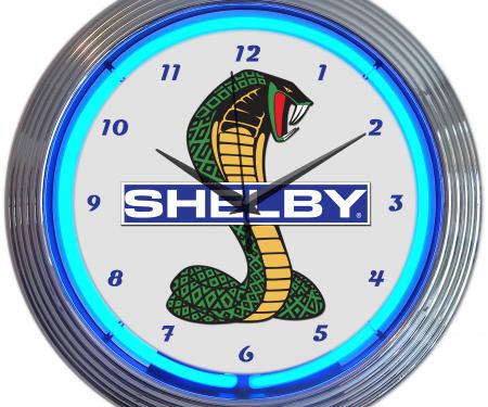 Neonetics Neon Clocks, Shelby Cobra Ford Olp Mustang Neon Clock