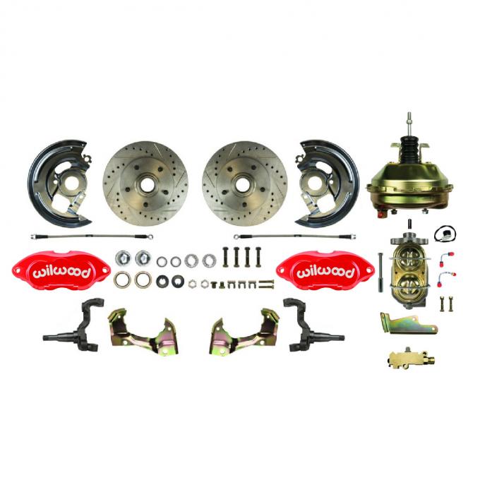 Right Stuff 1964-1974 GM A/F/X Body,Front Power Disc Brake Conversion Kit AFXDC32Z