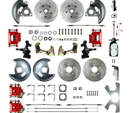 Right Stuff 1968-1974 GM F/X-Body, 2" Drop, Show N Go, 4-Wheel Manual Disc Brake Conversion AFXSD45DZX