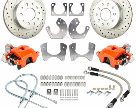 Right Stuff Ford 9" Rear End W/Large Bearing, Performance Rear Disc Brake Conversion Kit ZDCRD01Z