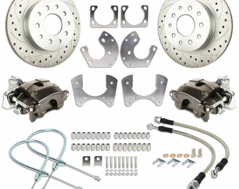 Right Stuff Ford 9" Rear End W/Large Bearing, Performance Rear Disc Brake Conversion Kit ZDCRD01S
