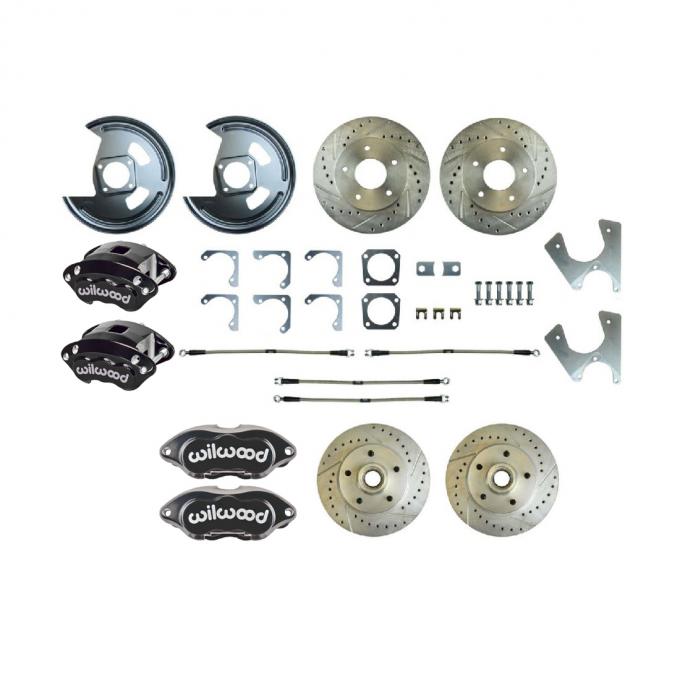 Right Stuff 1978 Chevrolet Camaro/Nova, 4-Wheel W/Rear +2 Disc Brake Conversion Kit F78RDM25S