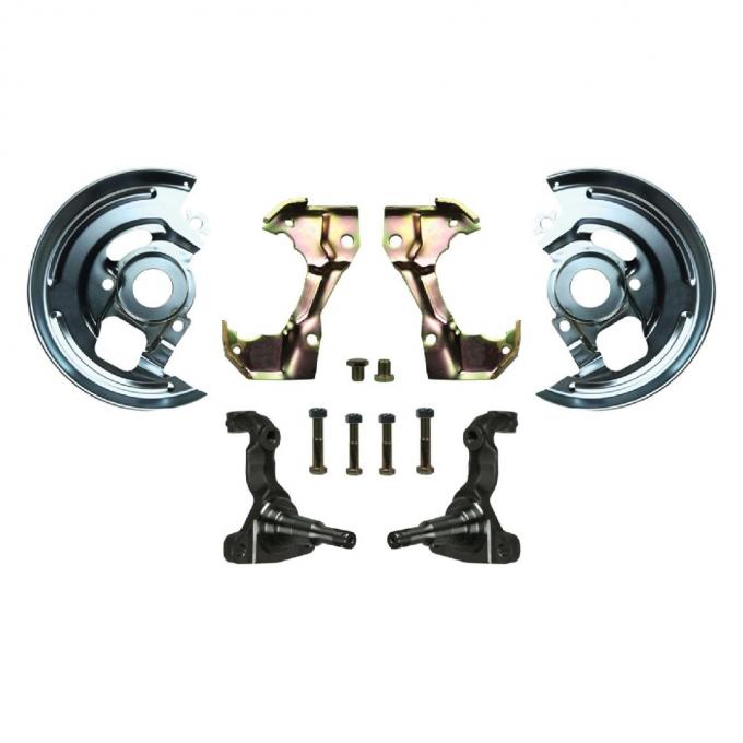 Right Stuff 67-68 GM A/F-Body, Mini Kit W/4-Pison Calipers, Front Disc Brake Conversion Kit AFXMD3
