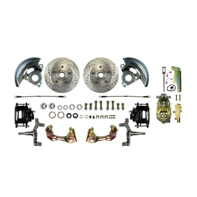 Right Stuff 67-74 GM F/X-Body, Show N Go, 2" Drop, Front Manual Disc Brake Conversion Kit AFXSD02DS