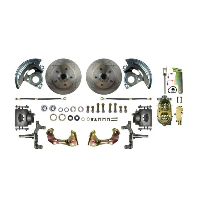 Right Stuff 1967-74 GM F/X-Body, 2"Drop, Front Manual Disc Brake Conversion Kit AFXSD02D