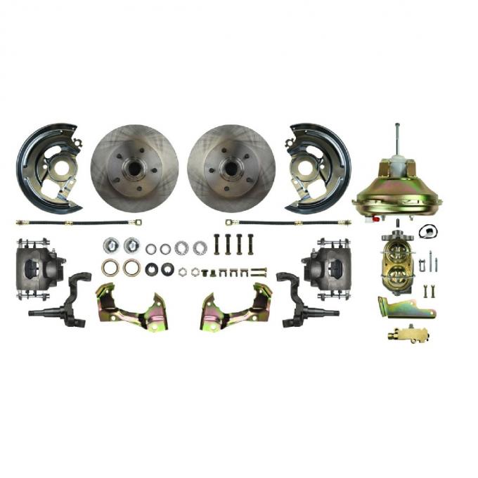 Right Stuff 67-69 GM F/X-Body, Power 11" Booster, Front Disc Brake Conversion AFXDC02C