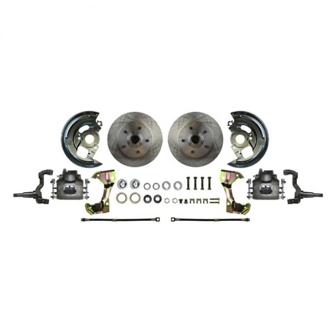 Right Stuff 1962-1967 Chevrolet Chevy II Front 'At The Wheel' Big Brake Upgrade Kit AFXWK03C