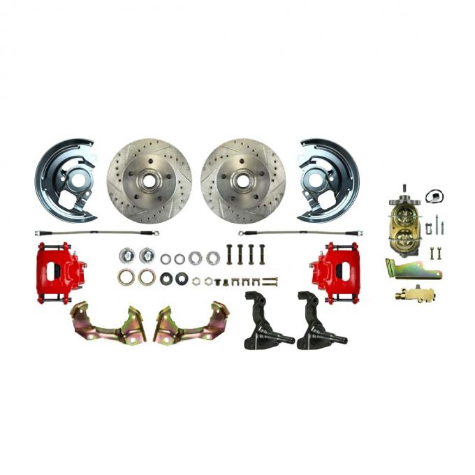 Right Stuff 1967-74 GM F/X-Body, Show N Go, Front Manual Disc Brake Conversion Kit AFXSD02CZ