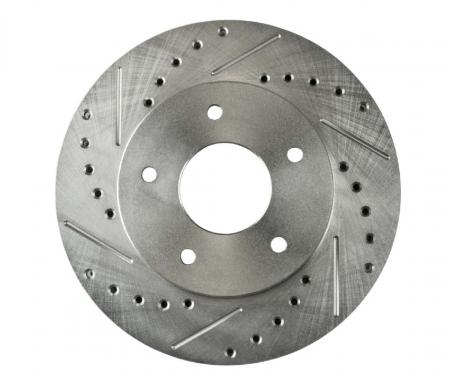 Right Stuff Rear Disc Rotor, Drilled & Slotted, Zinc Washed, Pr. BR25ZDC