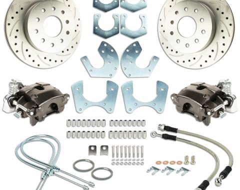 Right Stuff Ford 8" Large Bearing Or 9" Rear W/Small Bearing, Rear Disc Brake Conversion Kit ZDCRD02S