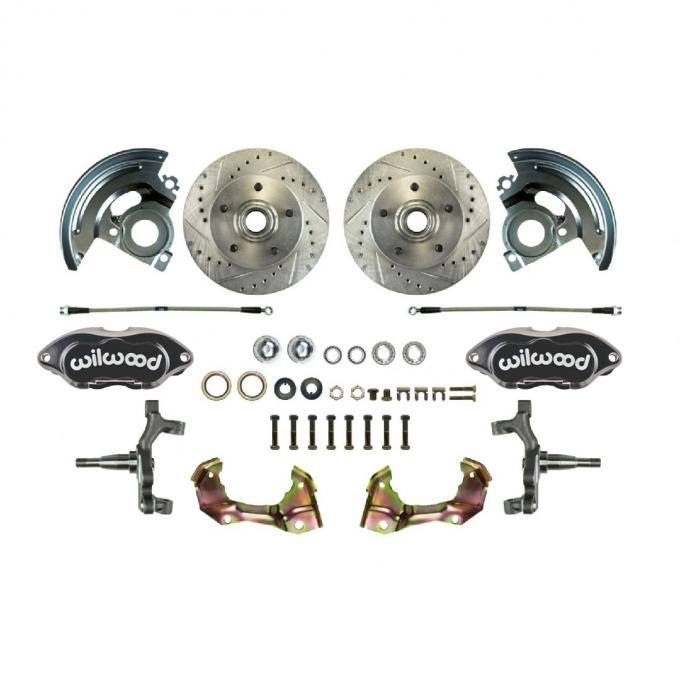 Right Stuff 1964-1972 GM A/F/X-Body, 'At The Wheel' 2" Drop Front Big Brake Upgrade Kit AFXWK32DS