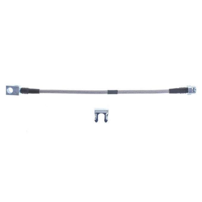 Right Stuff 1974-75 GM F/X-Body Braided Stainless Steel Rear Brake Flex Hoses FH12S