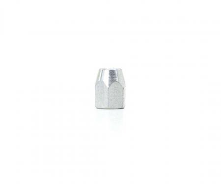 Right Stuff 3/16" Tube W/10 X 1 Thread, 12.7mm Hex, Double Flare, Female Silver Tube Nut MSP18