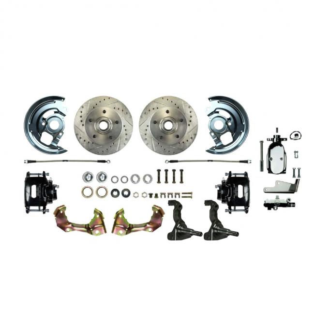 Right Stuff 1967-69 GM F/X-Body, Show N Go, Front Manual Disc Brake Conversion Kit AFXSD02CSX