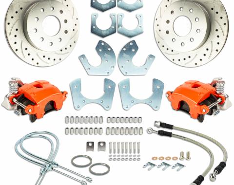 Right Stuff Ford 8" Large Bearing Or 9" Rear W/Small Bearing, Rear Disc Brake Conversion Kit ZDCRD02Z
