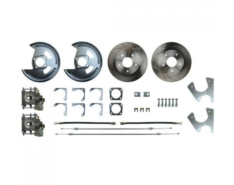 Right Stuff 1968-1974 Nova/GM F-Body, Staggard Rear Shocks, Rear Disc Brake Conversion Kit AFXRD05