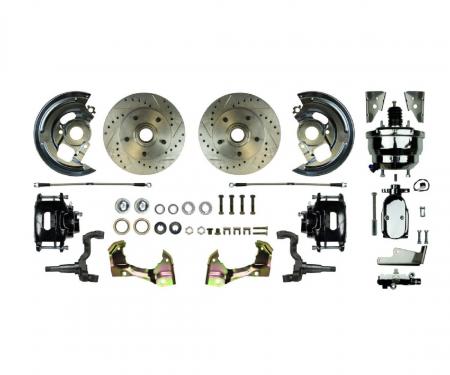 Right Stuff 67-69 GM F/X-Body, Power 8" Booster, Front Disc Brake Conversion Kit AFXDC02CSX