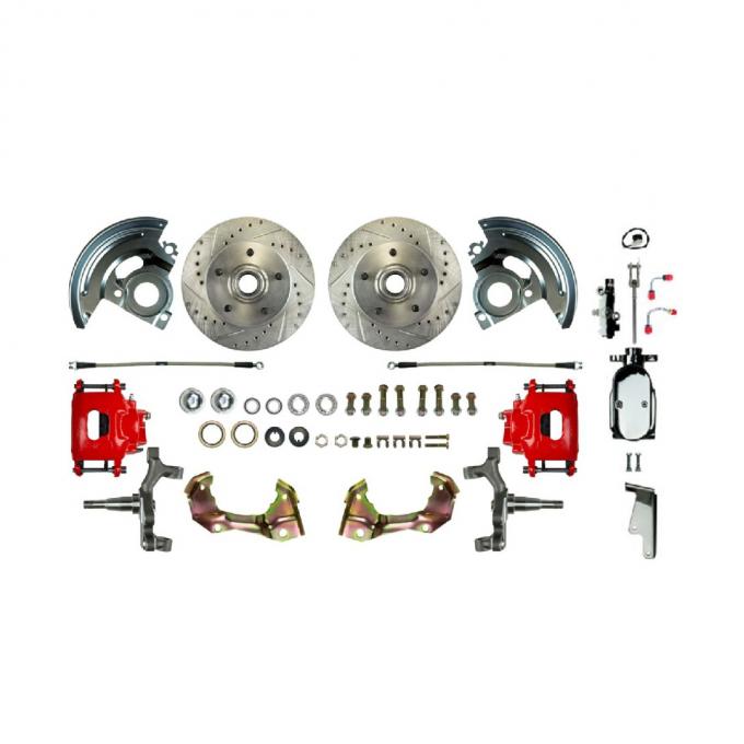 Right Stuff 67-74 GM F/X-Body, Show N Go, 2" Drop, Front Manual Disc Brake Conversion Kit AFXSD02DZX