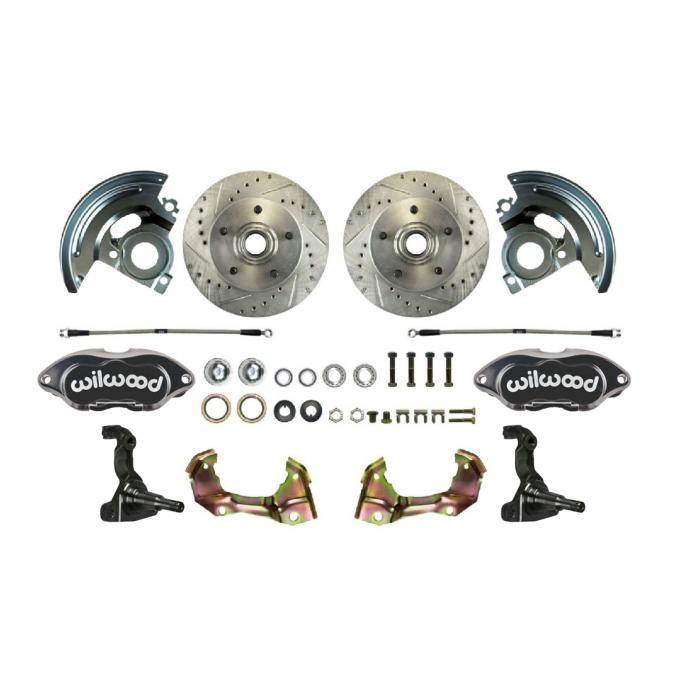 Right Stuff 1964-1972 GM A/F/X-Body, 'At The Wheel' Front Big Brake Upgrade Kit AFXWK32S