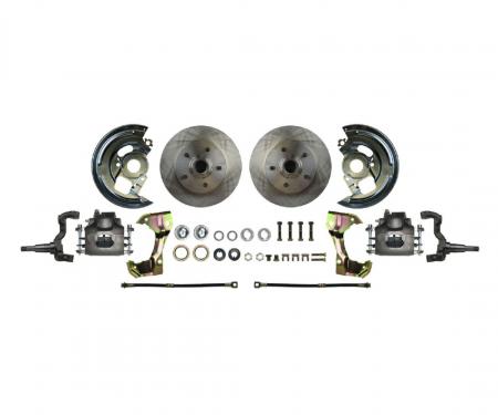 Right Stuff 1967-1969 GM F/X-Body Front 'At The Wheel' Big Brake Upgrade Kit AFXWK02C