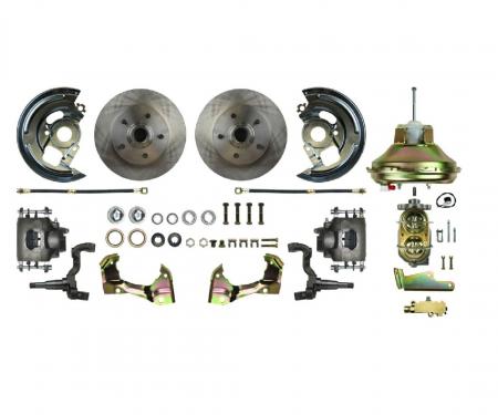 Right Stuff 67-69 GM F/X-Body, Power 11" Booster, Front Disc Brake Conversion AFXDC02C