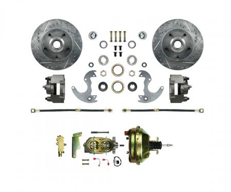 Right Stuff 1964-1974 GM A/F/X Front Power Disc Brake Conversion for Factory 14" Wheel Setup AFXDC14A