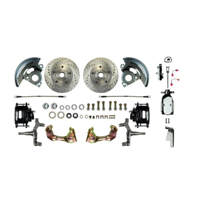 Right Stuff 67-74 GM F/X-Body, Show N Go, 2" Drop, Front Manual Disc Brake Conversion Kit AFXSD02DSX
