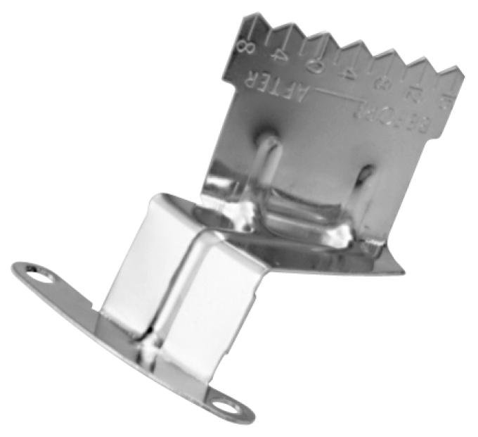 Proform Engine Timing Tab, Chrome, Fits Small Block Chevy Using 8 Inch Balancer 66121