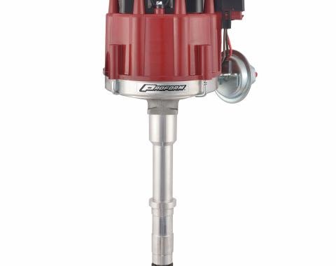 Proform HEI Distributor, Street/Strip, Built-In Coil, Red Cap, Fits AMC V8 Engines 67185