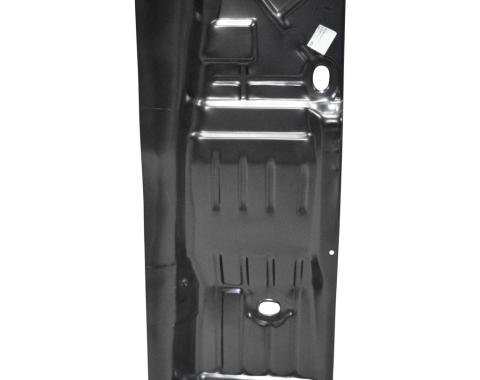 Redline Restomotive® 1968-1974 Chevy II / Nova Right Front Floor Complete with Seat Belt Bracket & 1/2 Center Hump Area