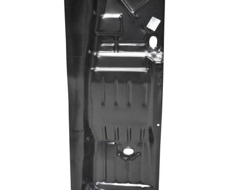 Redline Restomotive® 1968-1974 Chevy II / Nova Right Front Floor Complete with Seat Belt Bracket & 1/2 Center Hump Area