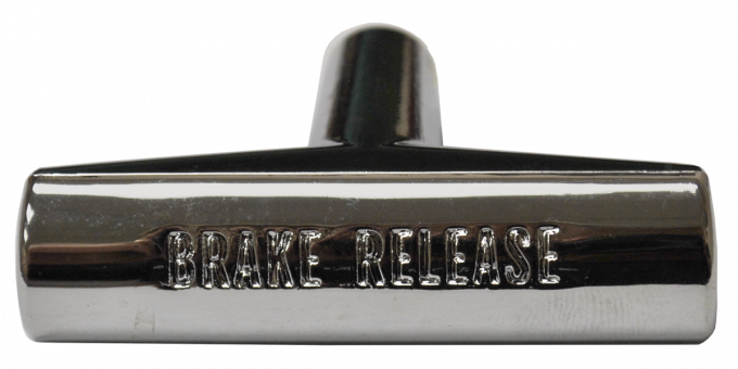 Key Parts '67-'91 Chrome E-Brake Release Handle 0849-336
