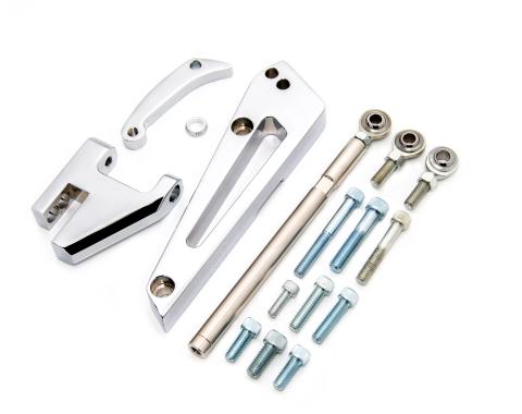 CFR Performance 1963-2015 Chevrolet BBC Big Block Chevy Billet Aluminum Alternator Bracket (SWP) - Chrome HZ-6411-C