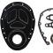 CFR Performance Steel Chevy 1955-1995 SB 283-400 Timing Chain Cover Set (Roller Cam) HZ-4934-1-KIT