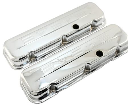 CFR Performance Steel Short Valve Covers Fits 1965-1995 Chevy BB 396-427-454-502 - 454 Logo HZ-9844