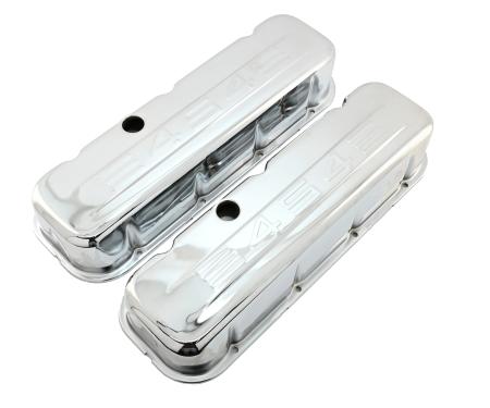 CFR Performance Tall Steel Valve Covers Fits 1965-1995 Big Block Chevy BBC 396 - 454 Logo HZ-9843