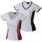 Camaro T-Shirt, Ladies, V-Neck Tee, White/Red, X-Large