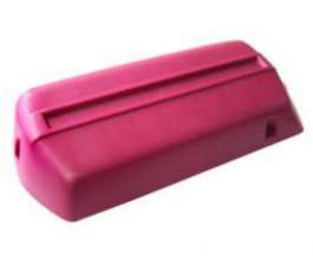 F-Body Armrest Base, Left Front, Red, 1968-1972