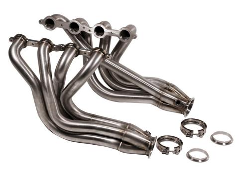Detroit Speed DSE Stainless Steel Headers LS Engine with DSE Subframe -1 7/8 Inch Primary 4-way Merge Collec 061001