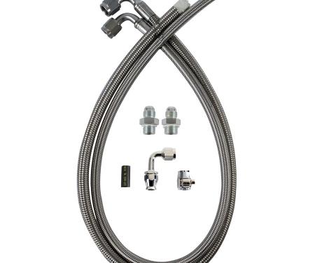 Detroit Speed PS Hose Kit DSE Subframe 79-2004 Fox Body Only 091302