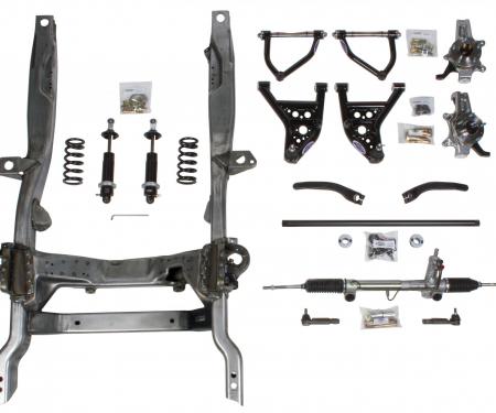 Detroit Speed Hydroformed Subframe 1967-1969 Camaro/Firebird 1968-1974 Nova - With Powder Coated Components Base Shocks SBC/LS 032017